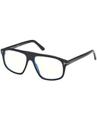 Tom Ford - Ft5942-B 001 Optical Frames Acetate Squared Normal - Lyst