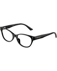 Jimmy Choo - Jc3003Bu 5000 Optical Frames Acetate Round - Lyst