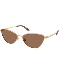 Ralph Lauren - Rl7093 900473 Sunglasses Steel Squared Normal - Lyst