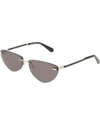 Calvin Klein - Ckj25208S 043 Sunglasses Metal Cat Eye Normal - Lyst