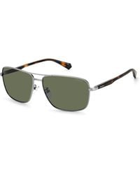 Polaroid - Pld 2119/G/S 6Lb/Uc Sunglasses Steel Squared Polarized - Lyst