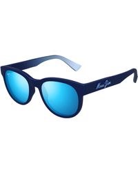 Maui Jim - Mj0668S 003 Sunglasses Injected Round - Lyst