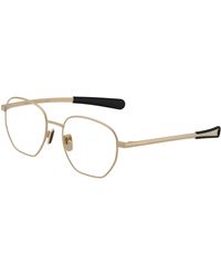 Moncler - Me1015 1024 Optical Frames Metal Transparent Round Normal - Lyst