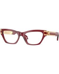 Versace - Ve3396U 388 Optical Frames Acetate Transparent Cat Eye Normal - Lyst