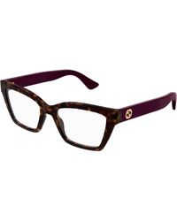 Gucci - Gg1715O 015 Optical Frames Injected Transparent Cat Eye - Lyst