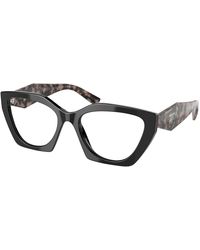 Prada - Pr 09Yv 21B1O1 Optical Frames Acetate Geometric Normal - Lyst
