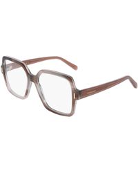 Ferragamo - Sf3031 013 Optical Frames Acetate Squared Normal - Lyst