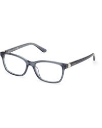 Guess - Gu50196 083 Optical Frames Acetate Squared Normal - Lyst
