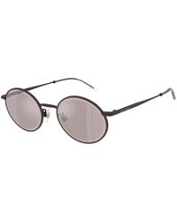 Giorgio Armani - Ar6170 3393Ak Sunglasses Metal Round Normal - Lyst