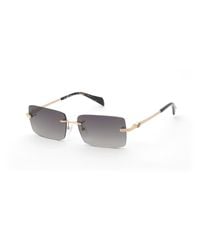 Blumarine - Sbm237 08Fc Sunglasses Metal Squared Normal Nuanced - Lyst