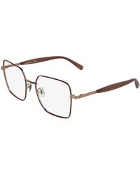 Longchamp - Lo2181 726 Optical Frames Metal Squared Normal - Lyst