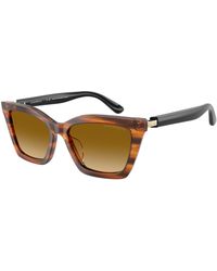 Emporio Armani - Ea4250U 62682L Sunglasses Acetate Butterfly Normal Shaded - Lyst