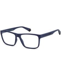 Polaroid - Pld D569 Fll Optical Frames Eco-Poliame Squared Normal - Lyst