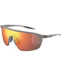 Maui Jim - Mj0375Sa 004 Occhiali Da Sole Bio-Iniettato Rosso Avvolgente Polarizzata - Lyst
