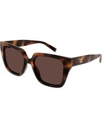 Gucci - Gg2102S 002 Sunglasses Injected Butterfly - Lyst