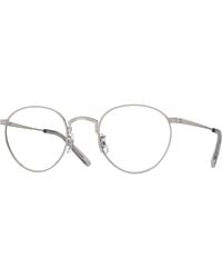 Oliver Peoples - Ov1330T Op-47 5036 Optical Frames Titanium Transparent Pantos Normal - Lyst