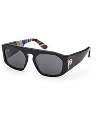 PUCCI - Ep0242 05A Sunglasses Acetate Smoke Squared Normal - Lyst