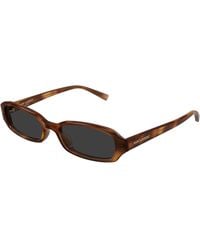 Saint Laurent - Sl 872 Erin 004 Sunglasses Acetate Round - Lyst