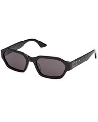Gcds - Gd0076 01A Sunglasses Acetate Smoke Geometric Normal - Lyst