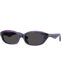 Burberry - Be4447D 411387 Sunglasses Acetate Round Normal - Lyst