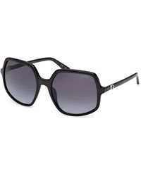 Guess - Gu00257 01B Sunglasses Injected Smoke Squared Normal - Lyst