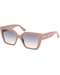 Guess - Gu00162 57W Sunglasses Injected Butterfly Normal - Lyst
