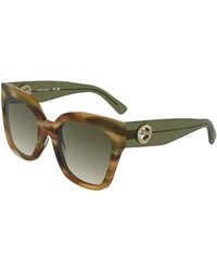 Longchamp - Lo717S 324 Sunglasses Acetate Squared Normal Nuanced - Lyst
