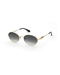 Twinset - Stw151 300 Sunglasses Metal Smoke Geometric Normal Nuanced - Lyst
