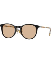 Burberry - Be4380D 385373 Sunglasses Acetate Round Normal - Lyst