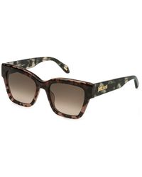 Just Cavalli - Sjc197 06R9 Sunglasses Acetate Squared Normal Nuanced - Lyst