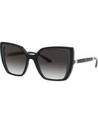 Dolce & Gabbana - Dg6138 32468G Sunglasses Nylon Squared Normal Shaded - Lyst