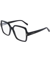 Ferragamo - Sf3031 001 Optical Frames Acetate Squared Normal - Lyst