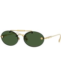 Versace - Ve2295 100271 Sunglasses Metal Round Normal - Lyst