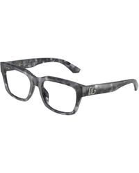 Dolce & Gabbana - Dg3416 3445 Optical Frames Acetate Squared Normal - Lyst