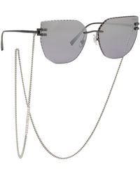 Chopard - Ikchl54 I86X Sunglasses Metal Smoke Squared Anti-Glare Shaded - Lyst