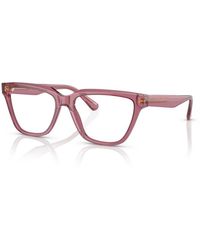 Emporio Armani - Ea3208 5544 Optical Frames Acetate Transparent Cat Eye Normal - Lyst