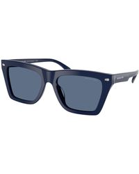 Michael Kors - Mk2225U Pebble Beach 400980 Sunglasses Acetate Squared Normal - Lyst