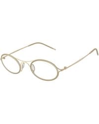 Giorgio Armani - Ar6187 30021W Sunglasses Metal Transparent Round Normal - Lyst