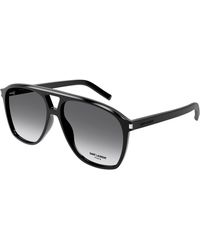 Saint Laurent - Sl 596 Dune 006 Sunglasses Acetate Pilot Shaded - Lyst