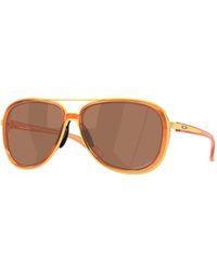 Oakley - Oo4129 Split Time 412928 Sunglasses Metal Round Normal - Lyst