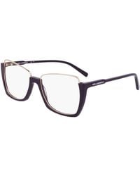 KARL LAGERFELD - Kl355 500 Optical Frames Metal Squared Normal Normal - Lyst