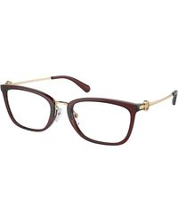 Michael Kors - Mk4054 Captiva 3949 Optical Frames Injected Transparent Squared Normal - Lyst