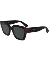 Longchamp - Lo771S 013 Sunglasses Acetate Squared Normal - Lyst