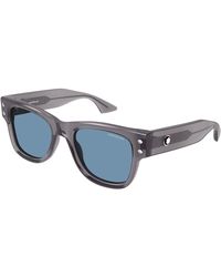 Montblanc - Mb0381S 004 Sunglasses Acetate Squared - Lyst