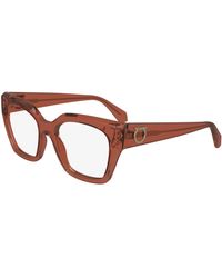 Ferragamo - Sf2983 224 Optical Frames Acetate Squared Normal Normal - Lyst