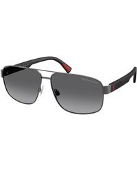Polo Ralph Lauren - Ph3165 9215T3 Sunglasses Metal Pilot Polarized Nuanced - Lyst
