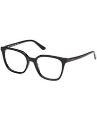 Guess - Gu50165 001 Optical Frames Acetate Squared Normal - Lyst