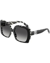 Dolce & Gabbana - Dg4475 33728G Sunglasses Acetate Squared Normal Shaded - Lyst