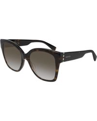 Gucci - Gg0459S 002 Sunglasses Plastic Squared Normal - Lyst