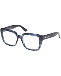 Guess - Gu50174 092 Optical Frames Acetate Squared Normal - Lyst